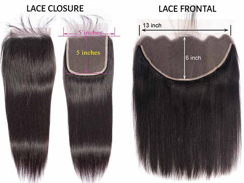 LACE CLOSURE AND FRONTAL