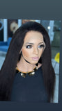 kinky straight lace frontal wig