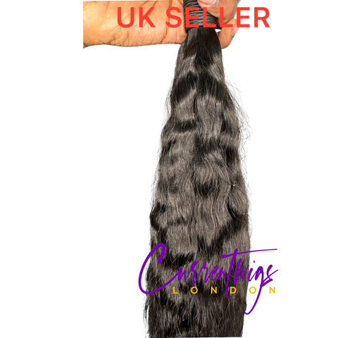 Wavy braiding human hair for boho braids UK