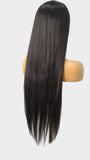 transparent lace 5by5  middle long wig uk