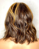 middle part premium wig