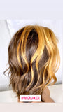 middle part premium wig
