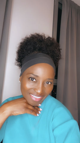ponytail clip extension afro hair