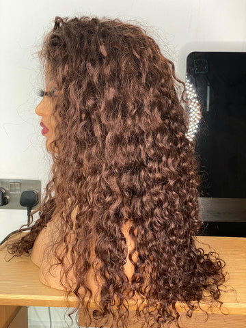 Lace frontal curly wig UK