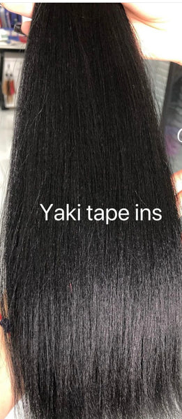 Tape in hotsell extensions yaki