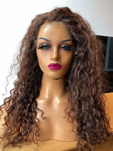 Lace frontal curly wig UK