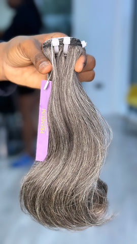 luxury Raw grey hair UK