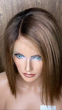 dark blonde bob lace wig