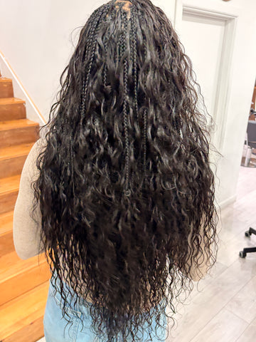 crochet burmeses curls human hair