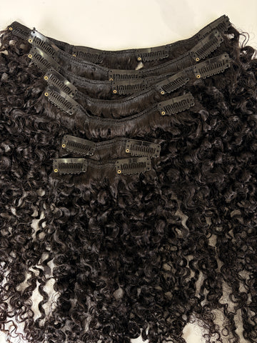 Burmese curly clip in extensions