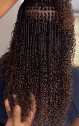 Mirco twist hair extension 