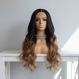 24" Luxury Ombré Glueless Lace Wig | 5x5 Closure