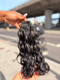 Water Wave Crochet Human Hair Extensions UK – Miracle Knots & Invisible Crochet Hair
