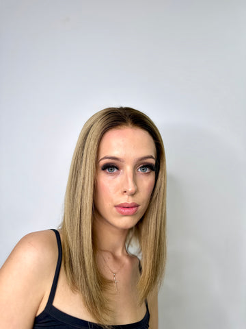 Highlight blonde bob  lace