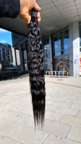 Wavy braiding human hair for boho braids UK