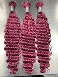 Burgundy/red  braiding hair extension for boho braids