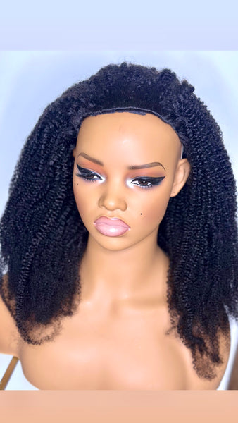 half wigs 4c texture 