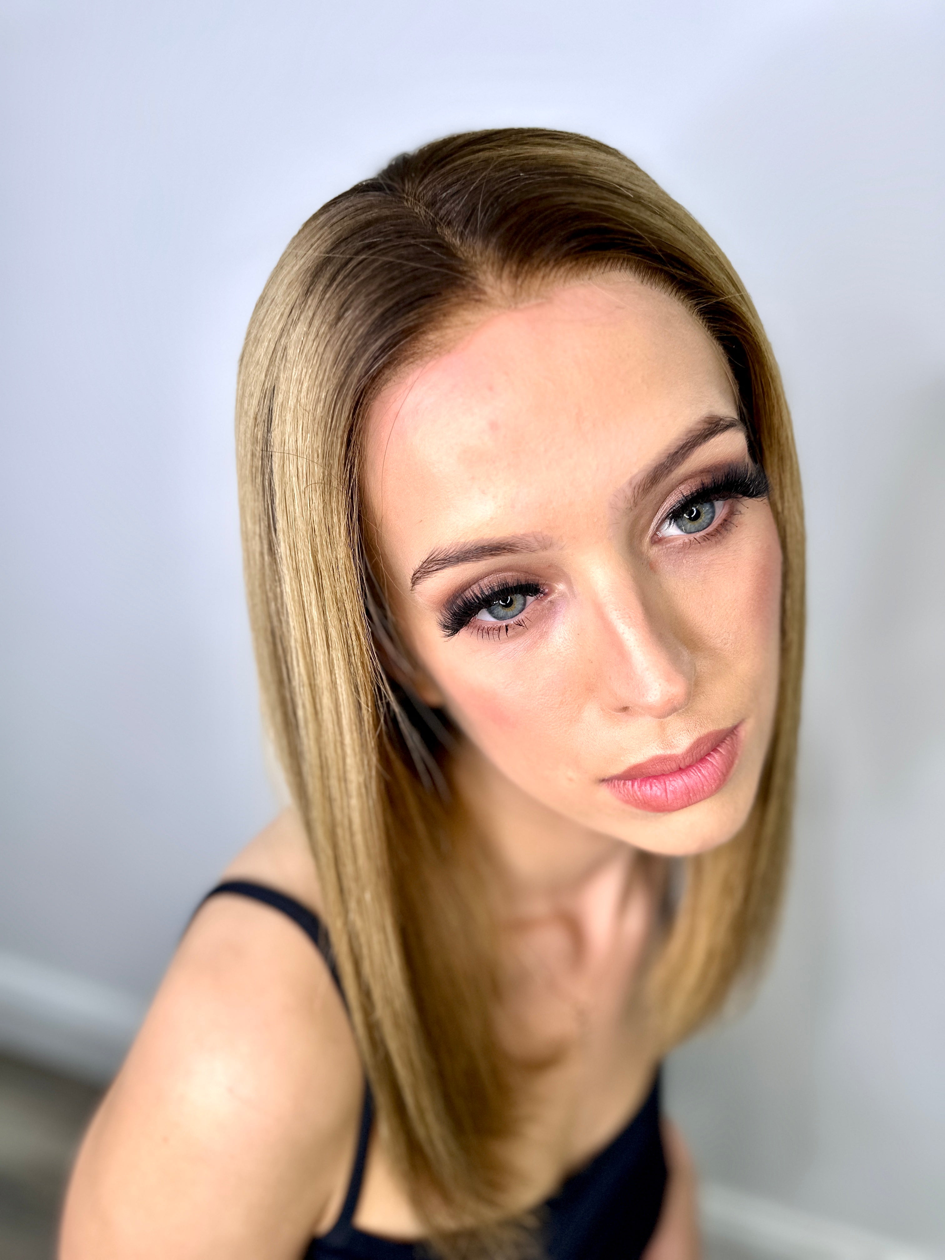 HIGHLIGHTED  BLONDE LACE  WIG