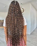 Braiding human  hair colour 4