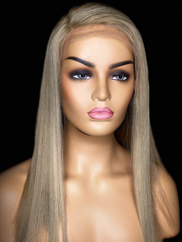LACE WIG BLOND HUMAN HAIR 