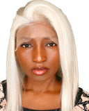 blond platinum  coloured wig 